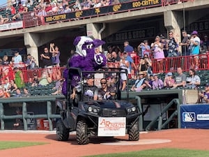John Oliver's Moon Mammoth rebrand of Erie's minor league baseball team draws record-sized crowd