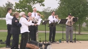 Volunteers play music at local cemetery to honor veterans on Armed Forces Day