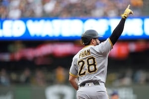 Gonzales Stays Red Hot, Pham Hits First Homer in Pirates' Gutsy Win Over Brewers
