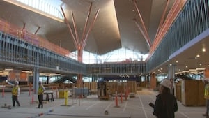 Pittsburgh International Airport officials give inside look at new terminal before fall opening