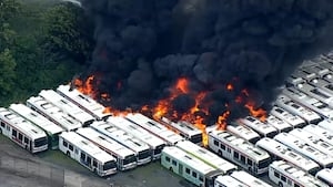 Multiple SEPTA buses on fire at Philadelphia maintenance facility