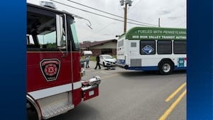 Bus, car crash in Westmoreland County