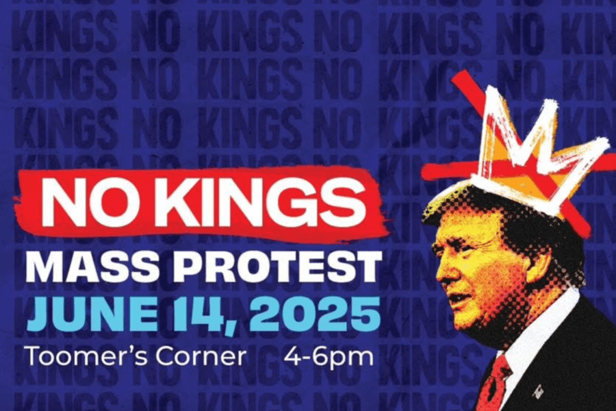 ‘No Kings' protest set for Saturday at Toomer's Corner in Auburn