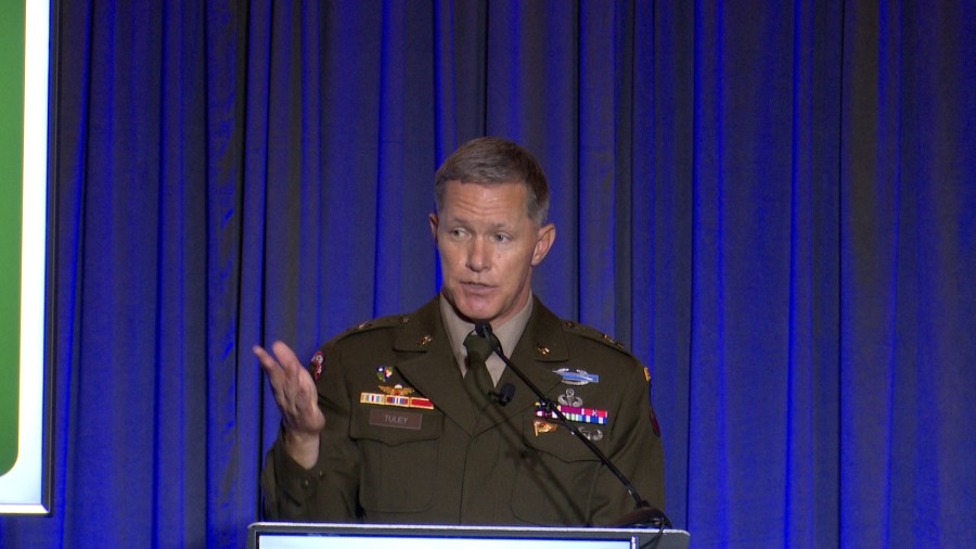 Maj. Gen. Colin Tuley gives annual State of Fort Benning address