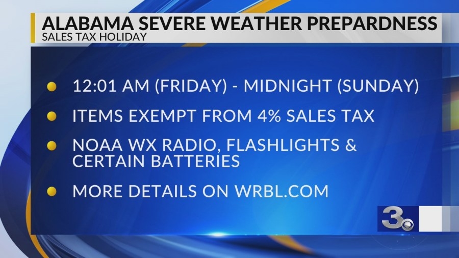 Adding a NOAA weather radio in the state of Alabama Friday will help save money & lives
