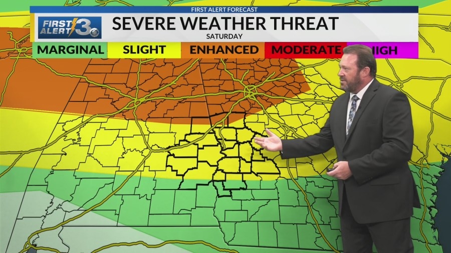 WEATHER AWARE for Multiple Rounds of Storms Through Monday!