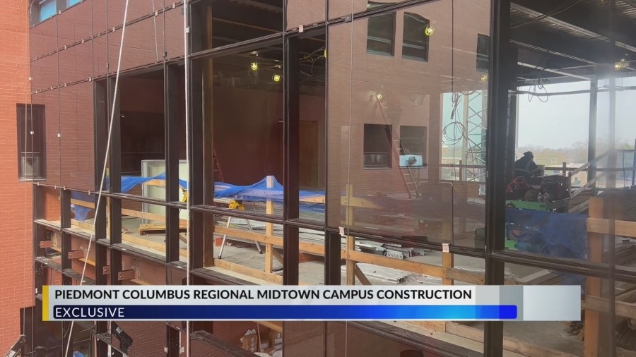 Piedmont Columbus Regional Midtown project reaches half-way point with 23 new ICU beds
