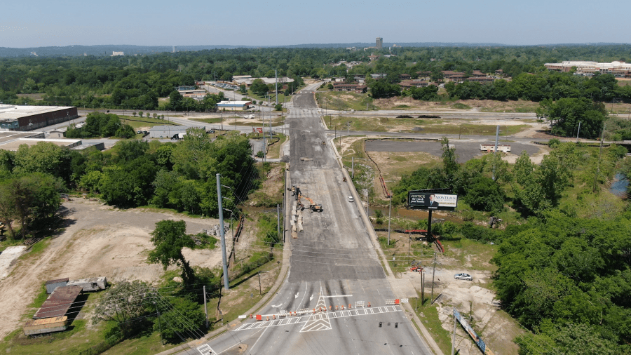 Local business owners feel negative impact of spider web road construction project