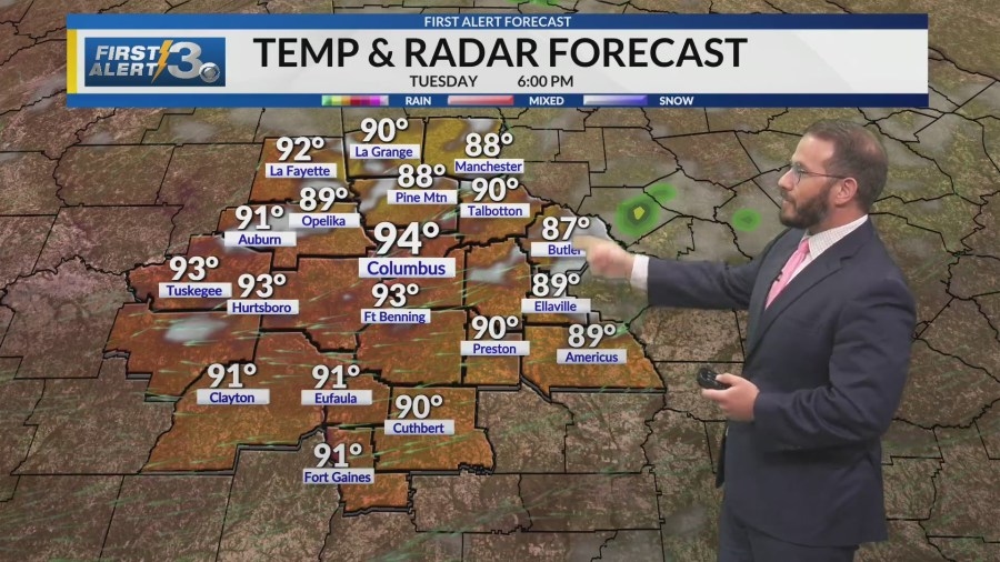 Hot & humid Tuesday ahead; Watching a cold front & Hurricane Erin