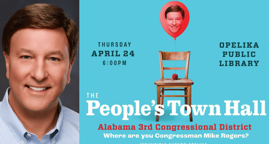 Congressman Mike Rogers expected to be no-show at Opelika town hall