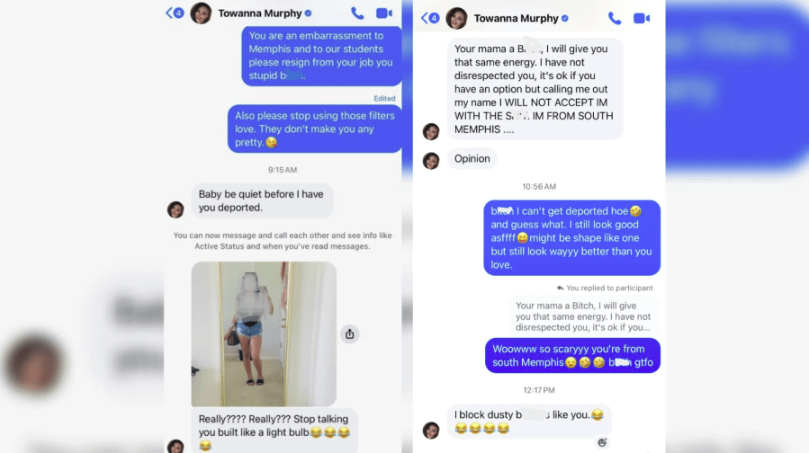 Woman claims she was fired after comments against school board member, says Murphy should resign