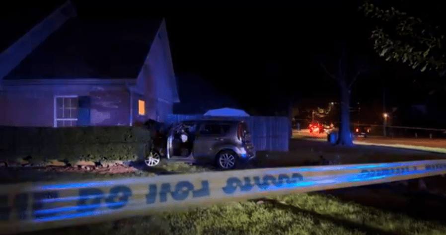 Suspect on the run after stealing car; crashing into home in Arlington