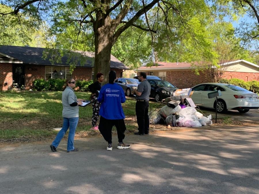 Gov't agencies tour West Memphis after flooding