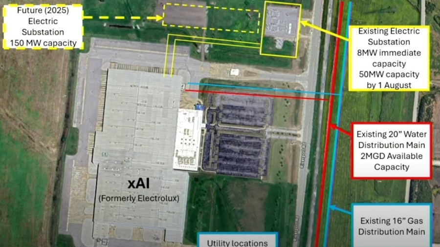 xAI seeks city property for water recycling facility