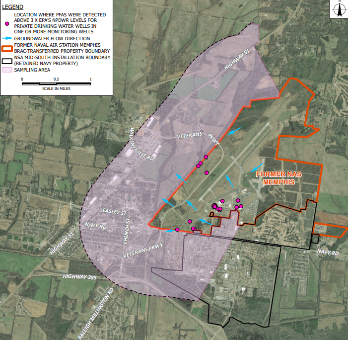 Navy to test water near former base for possible chemicals