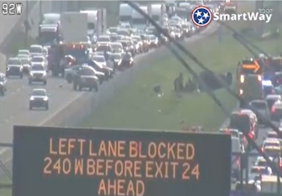 Witness says racing may have caused I-240 car wreck