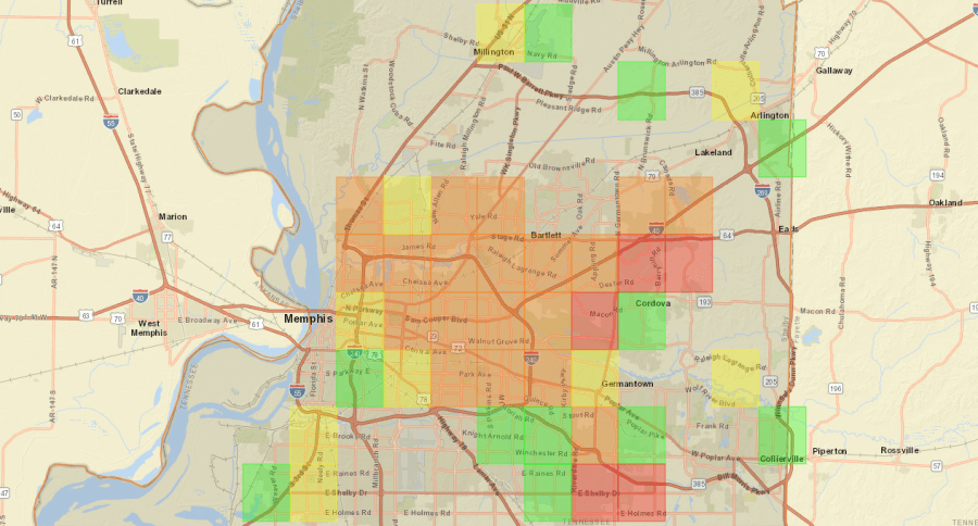 Severe weather causes power outages in Memphis