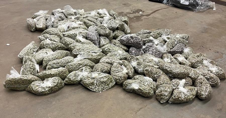 110 lbs of marijuana found after traffic stop in Haywood County