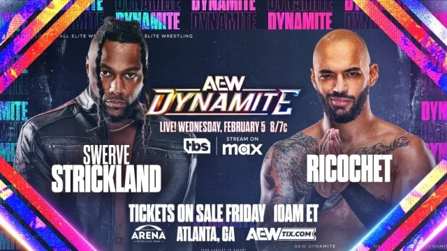 AEW Dynamite Preview For February 5: Swerve Strickland vs. Ricochet, MJF To Appear