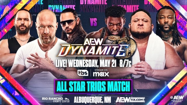 Where to Watch AEW Dynamite Online Tonight (May 21) Live via Stream, Match Card Preview