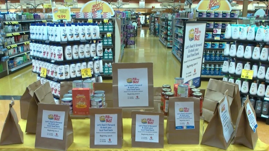 Fill the Bus campaign begins at area Wegmans