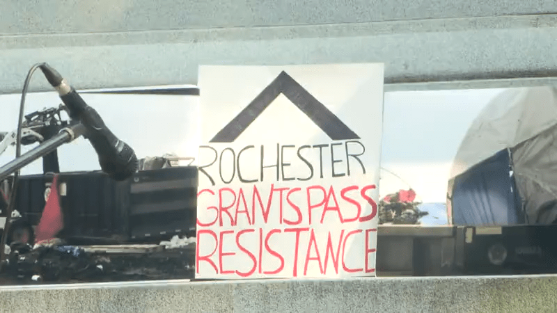 Advocates rally for ‘Housing, not Handcuffs' in Rochester on anniversary of SCOTUS decision