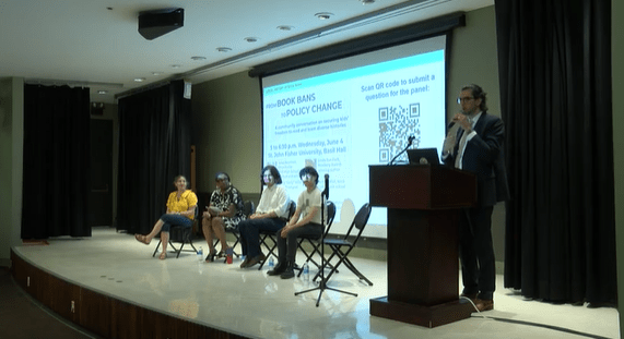 ‘An issue of democracy': Activists against book bans hold panel discussion in Rochester