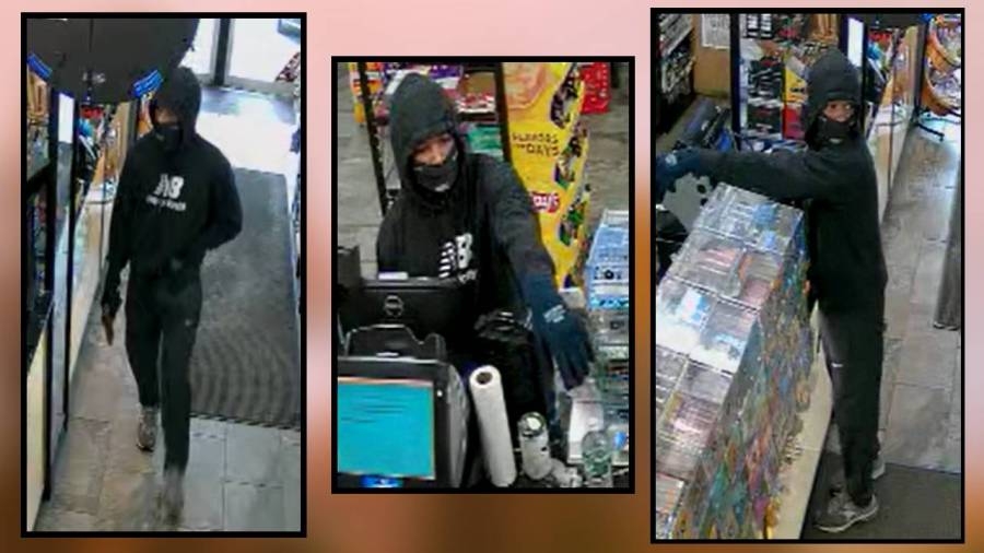 WATCH: Gunpoint robbery at store in Greece, police search for suspect