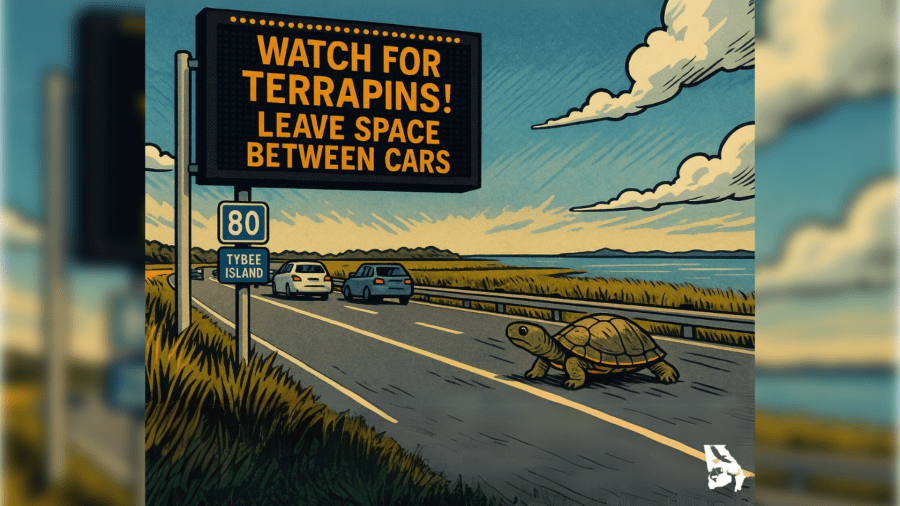 ‘Be a wildlife hero, brake for terrapins': Officials remind drivers