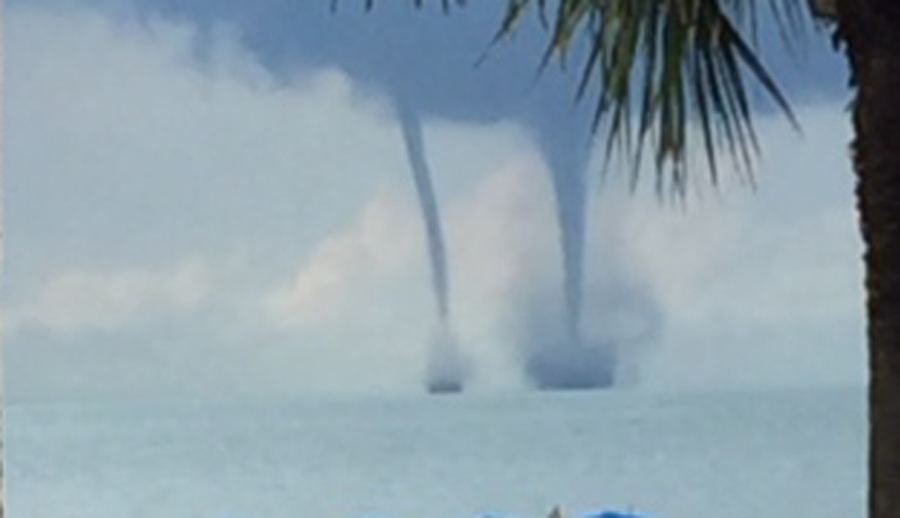 Summer season weather phenomena: waterspouts and waterspout safety