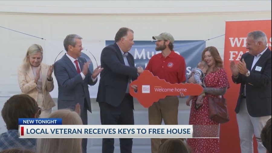Army veteran awarded mortgage free home in Ludowici