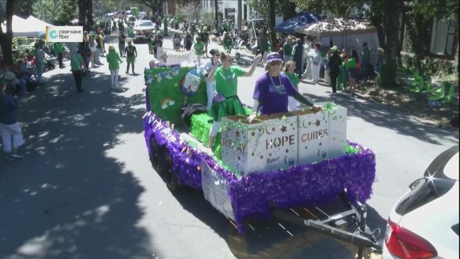 American Cancer Society Relay for Life float