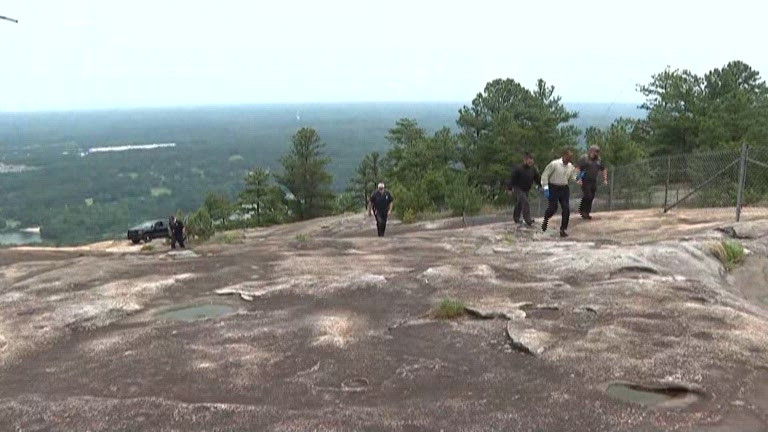 Burned body found on Stone Mountain