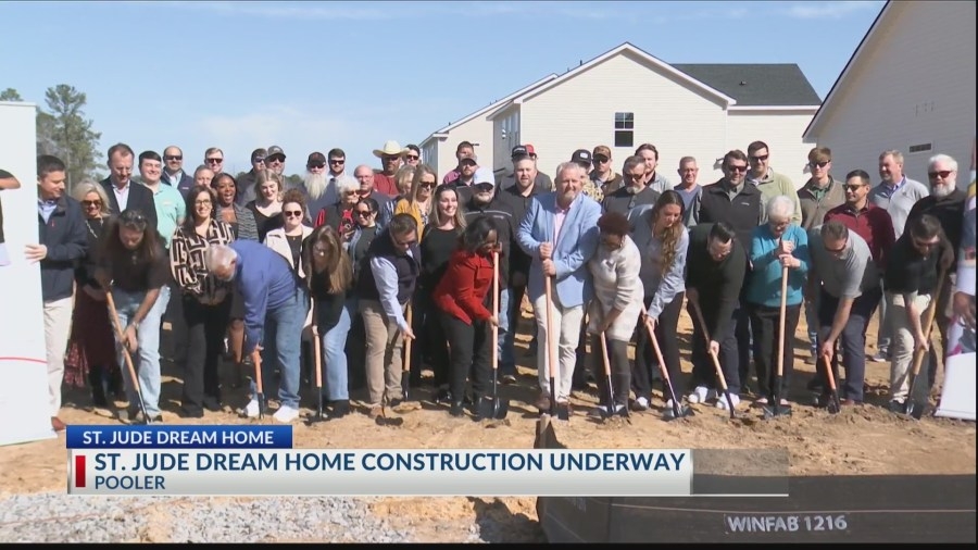 St. Jude Dream Home construction underway
