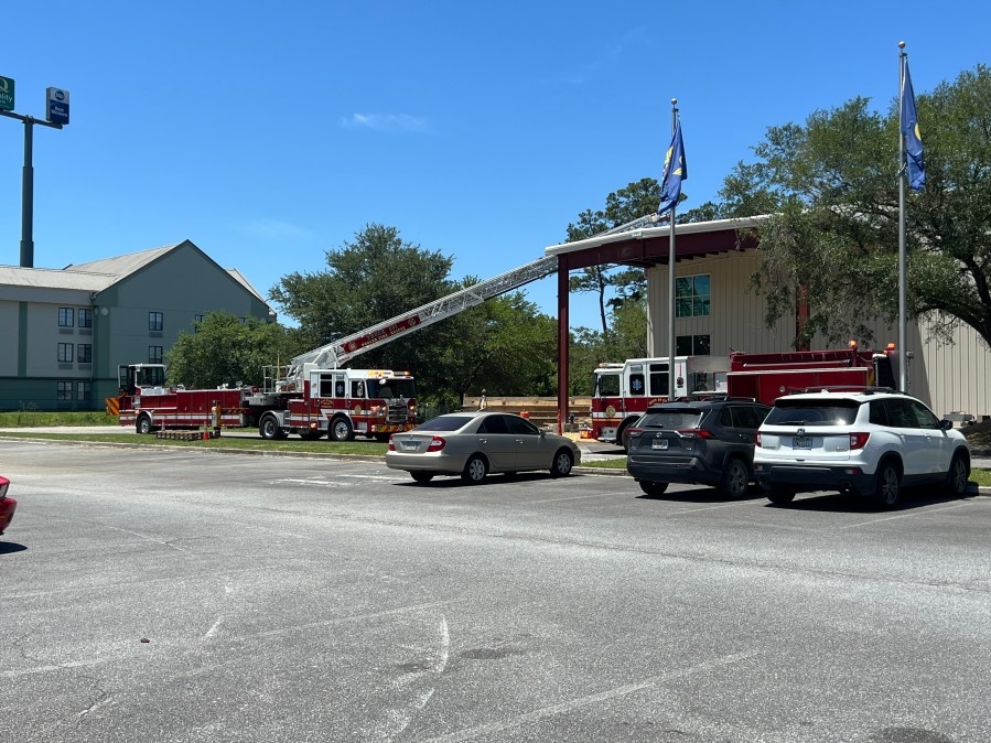 BREAKING: Fire at Mighty Eighth Museum