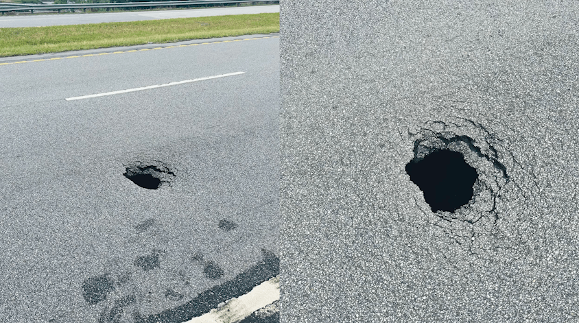 Yemassee Police: Sinkhole closes parts of Trask Parkway and McPhersonville