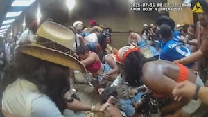 Body camera video shows the moment stampede broke out after Beyoncé concert
