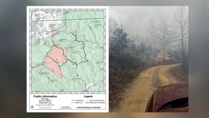 Forest service still working to contain Big Ridge Fire in Rabun County