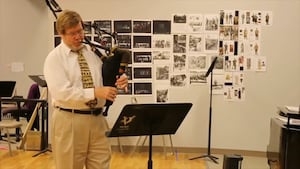 Couple wants local bagpiper's family to know that everyone did all they could to save his life
