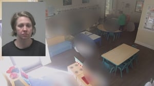 Coweta County daycare worker caught on camera slamming 3-year-old onto cot
