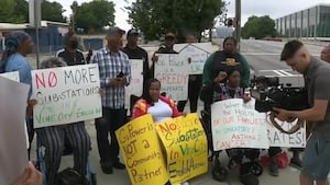 Vine City residents protest planned Georgia Power substation in Westside neighborhood