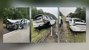 Driver going 80 mph was using cellphone before crashing into GA deputy patrol car on I-20: Sheriff