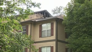 ‘Oh, it was bad': Lightning strike sets Alpharetta apartment building on fire, forces residents out