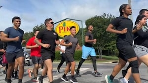 Officers run 20 miles across Gwinnett in support of Special Olympics athletes