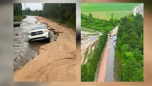 Alleged impaired driver ignores flood warnings, runs off road into ditch in southeast GA