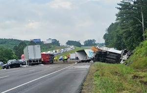 Crash on I-75 SB in north Georgia shuts interstate down for hours