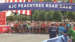 2025 AJC Peachtree Road Race: Course maps, start times, road closures, T-Shirt design