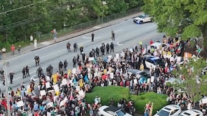 ‘Outside agitators' blamed for ICE protest damage in Brookhaven; AG warns against violence