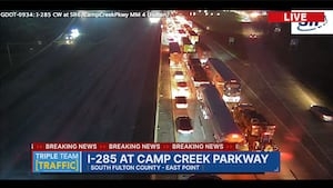 TRAFFIC RED ALERT: I-285 NB shut down near the airport