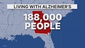 More people are living with Alzheimer's than ever before, more than 188K in GA
